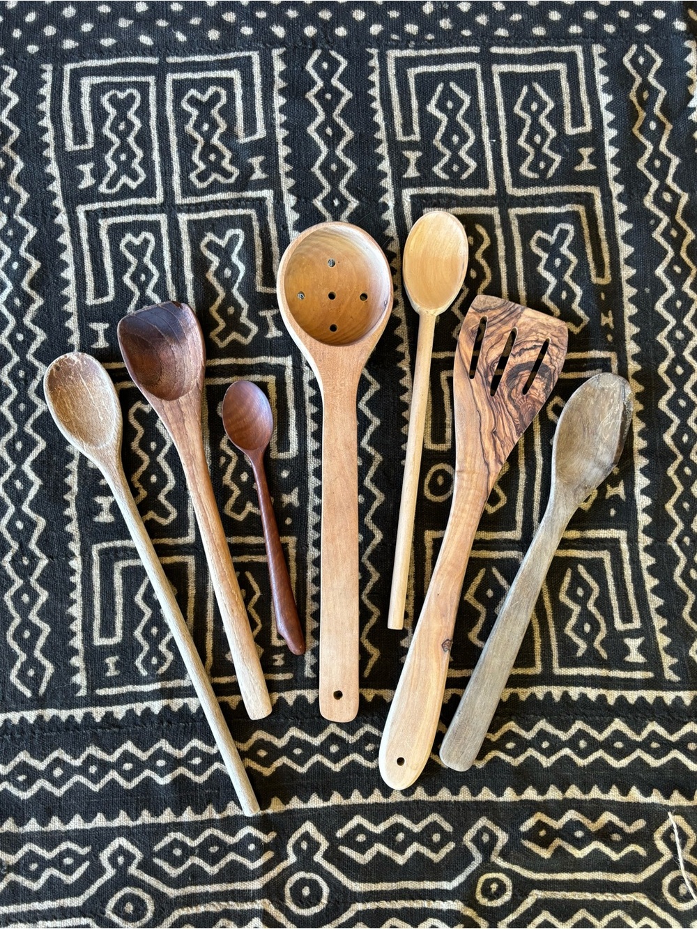 Vintage Rustic Wooden Spoons